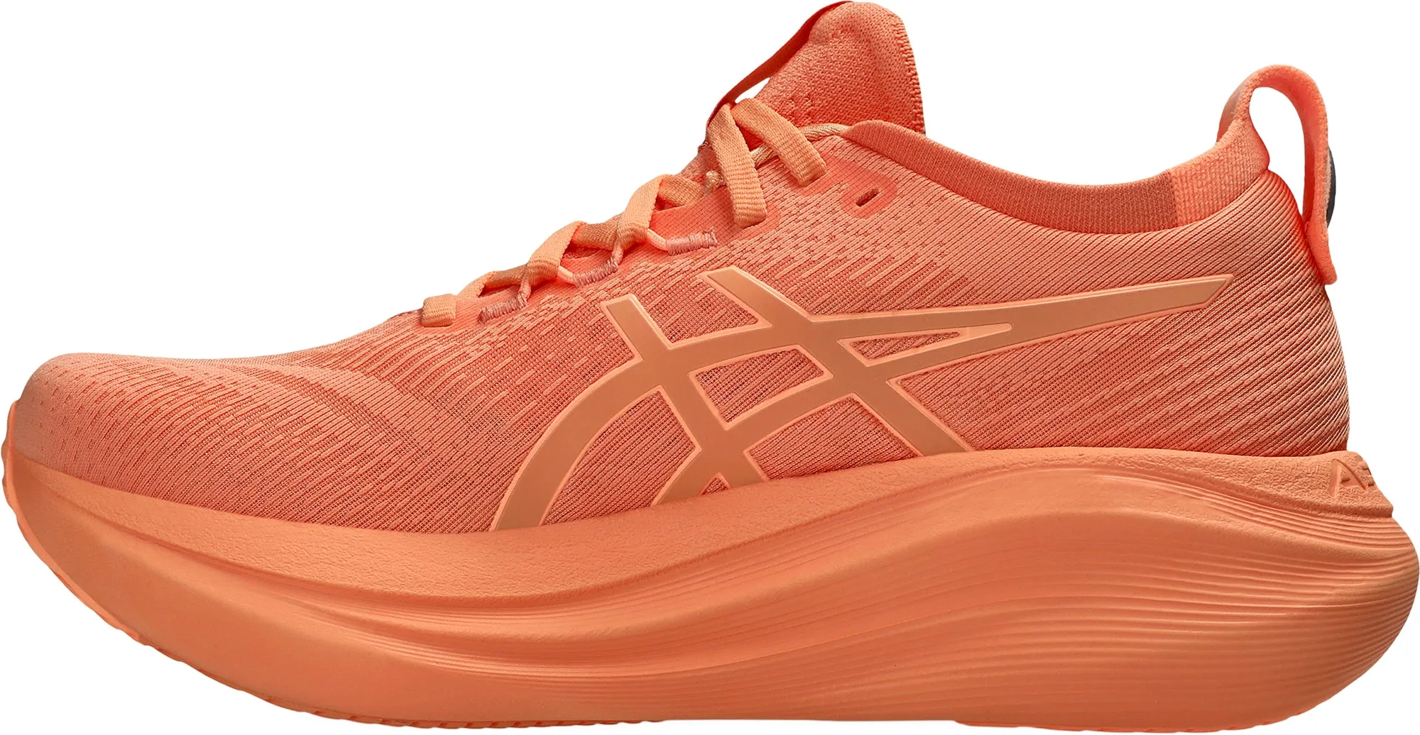 Asics Gel Nimbus 27 Lite-Show Womens Running Shoes - Orange Performance Shoes