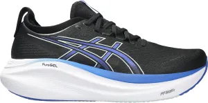 Asics Gel Nimbus 27 Mens Running Shoes - Black Asics athletic footwear for training sessions