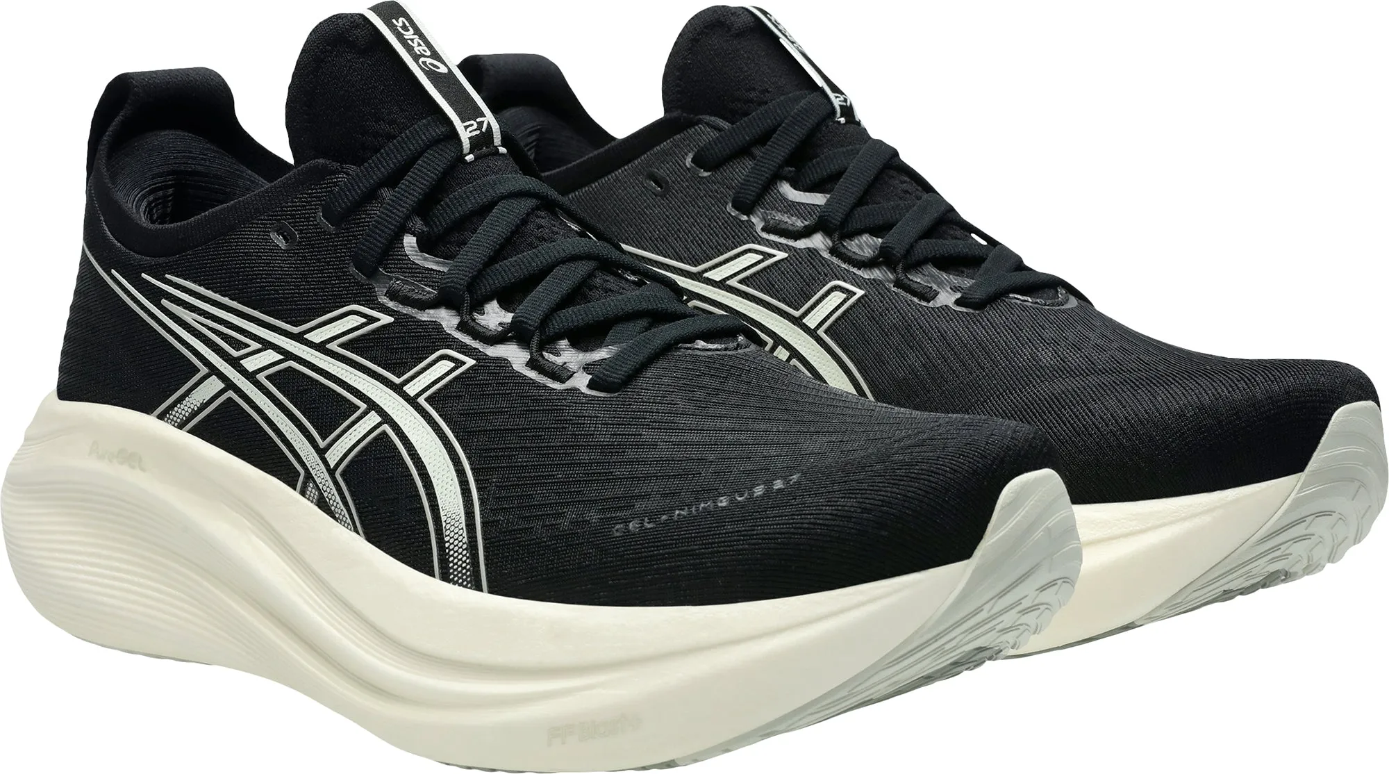 Asics Gel Nimbus 27 Mens Running Shoes - Black Performance Shoes
