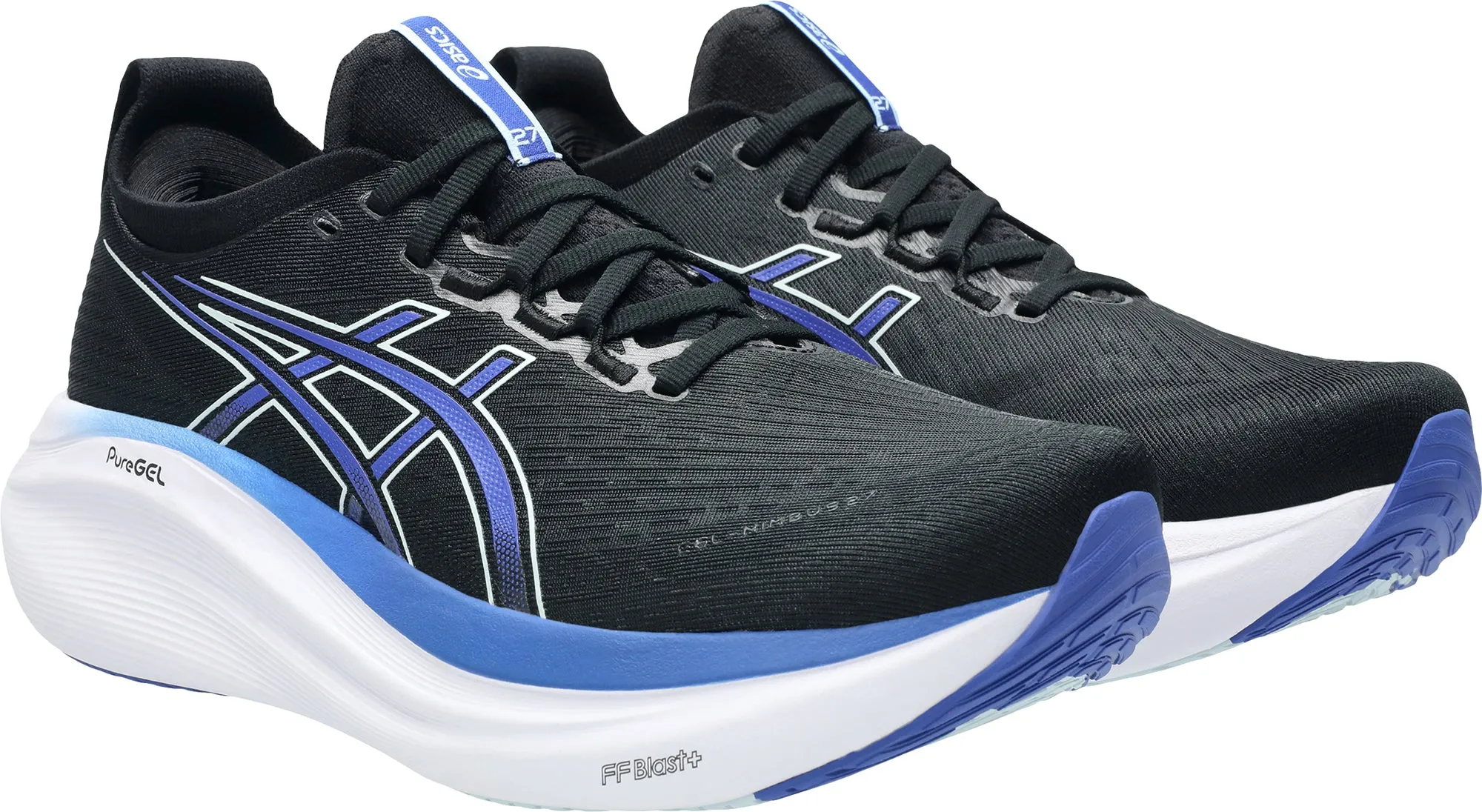 Asics Gel Nimbus 27 Mens Running Shoes - Black Performance Shoes