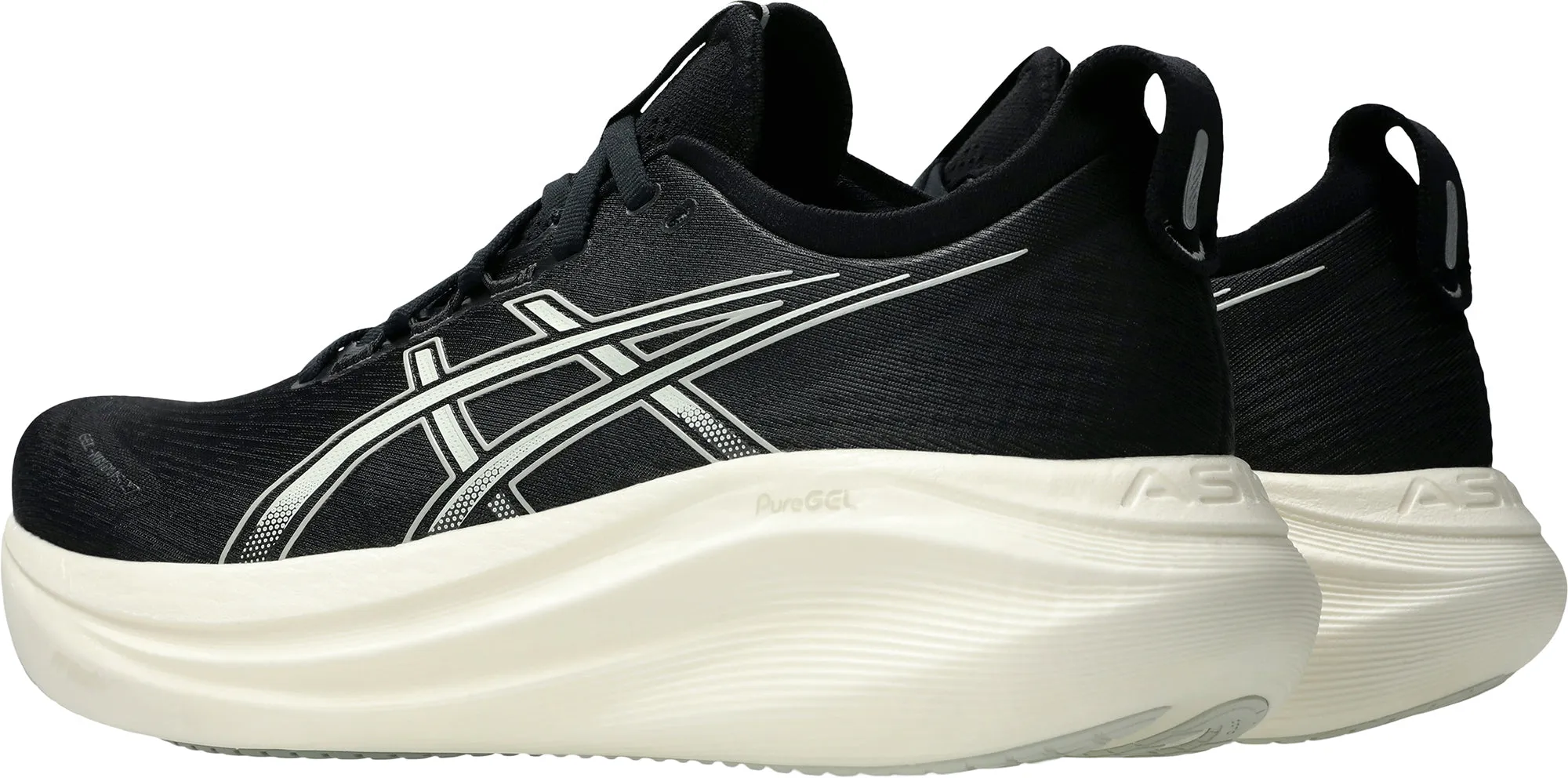 Asics Gel Nimbus 27 Mens Running Shoes - Black Performance Shoes