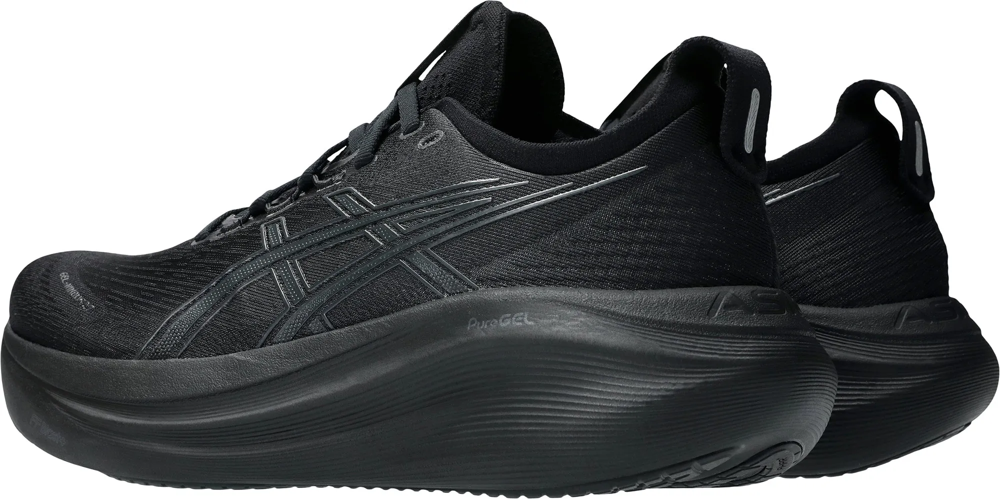 Asics Gel Nimbus 27 Mens Running Shoes - Black Performance Shoes