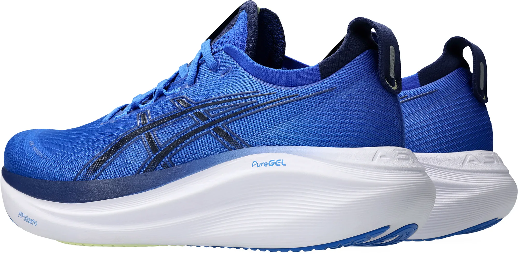 Asics Gel Nimbus 27 Mens Running Shoes - Blue Performance Shoes