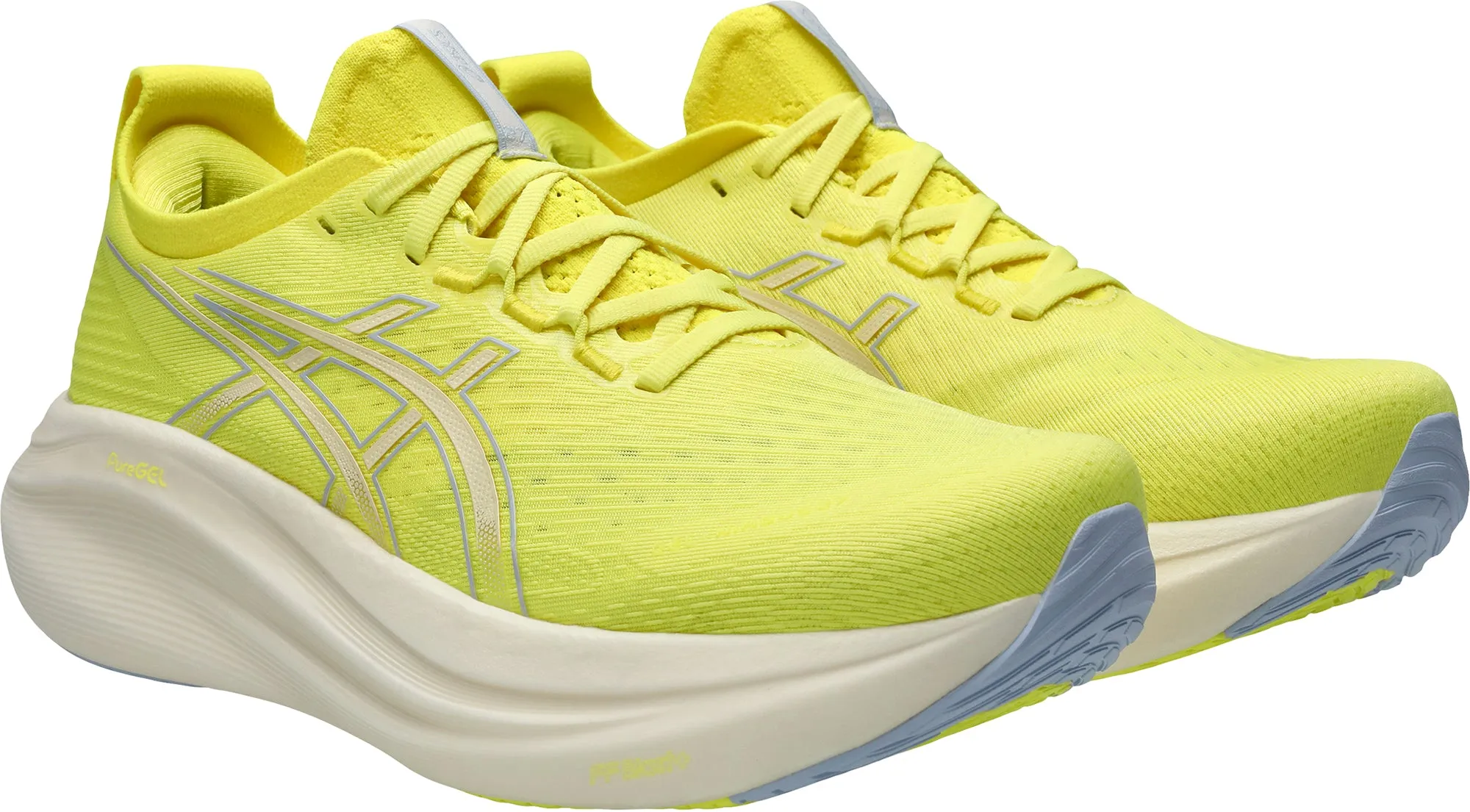 Asics Gel Nimbus 27 Mens Running Shoes - Yellow Performance Shoes