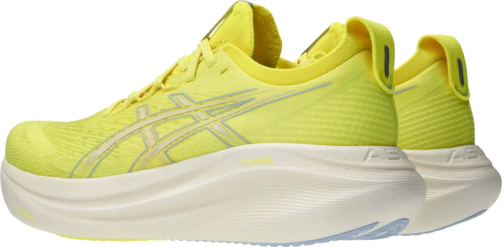 Asics Gel Nimbus 27 Mens Running Shoes - Yellow Performance Shoes