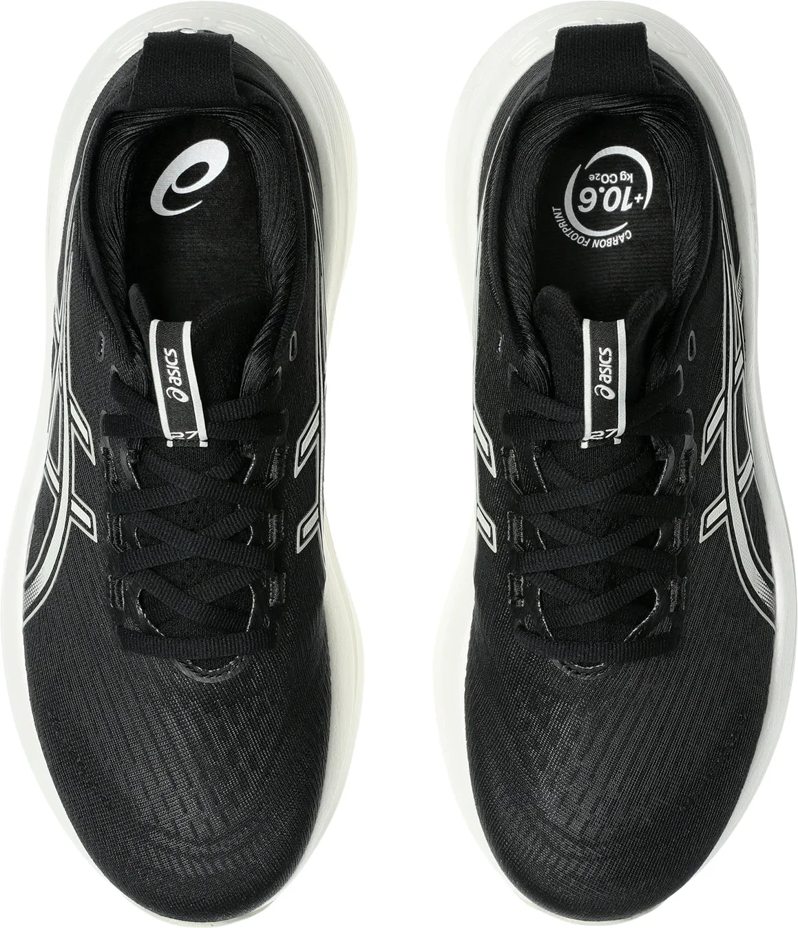 Asics Gel Nimbus 27 Womens Running Shoes - Black Performance Shoes