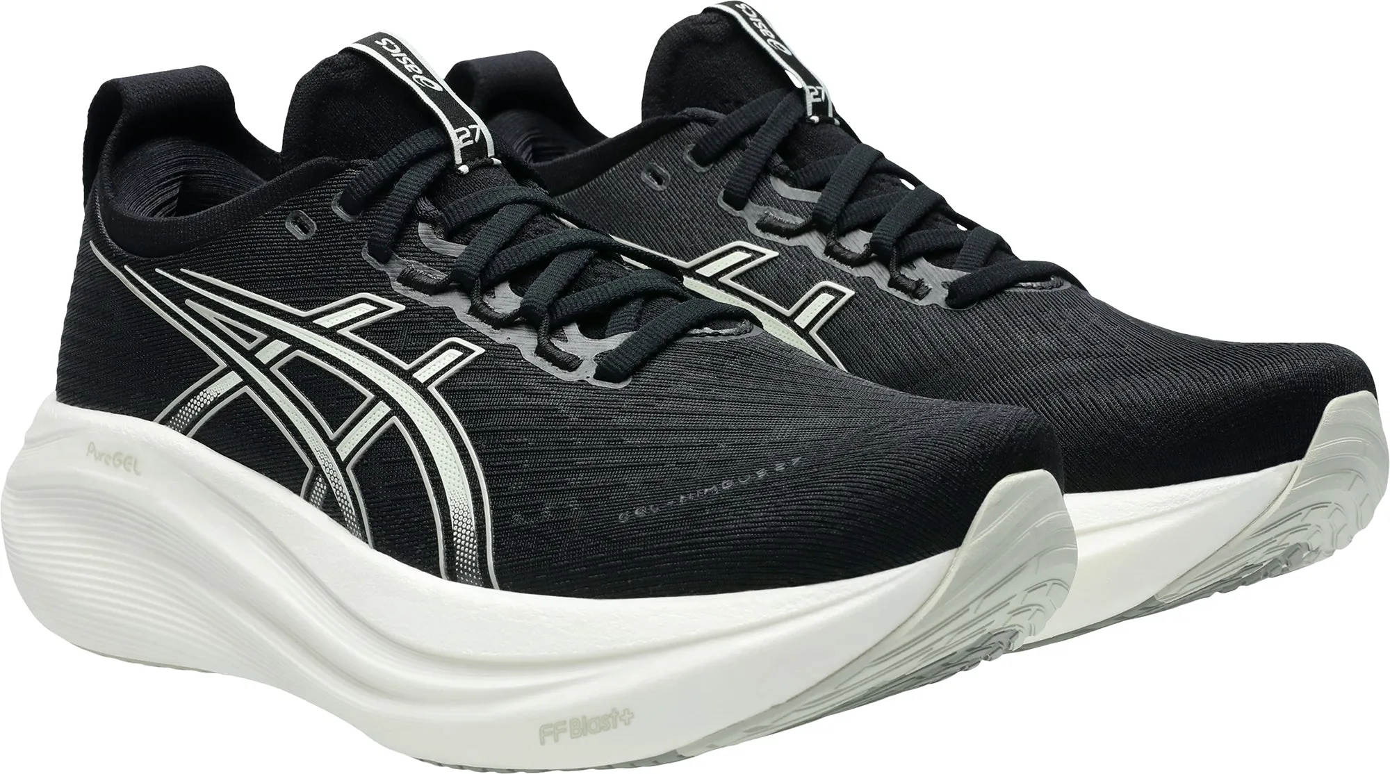 Asics Gel Nimbus 27 Womens Running Shoes - Black Performance Shoes