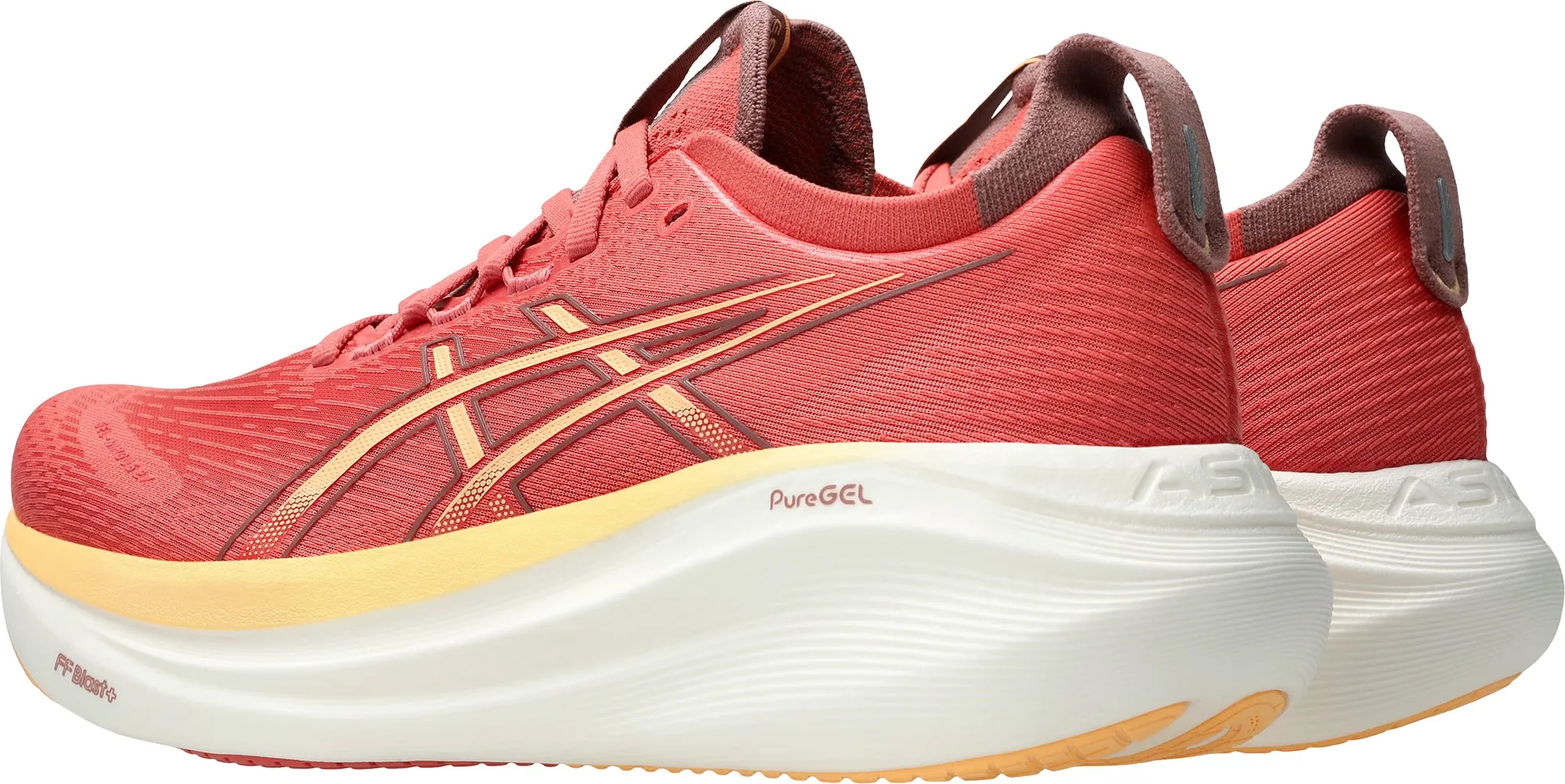Asics Gel Nimbus 27 Womens Running Shoes - Pink Performance Shoes