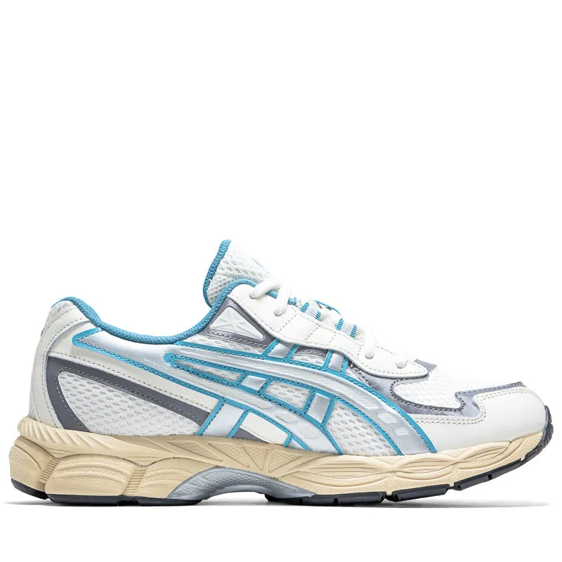 Asics Gel-NYC 2055 - Cream/Blue Teal Asics classic sport shoe designs