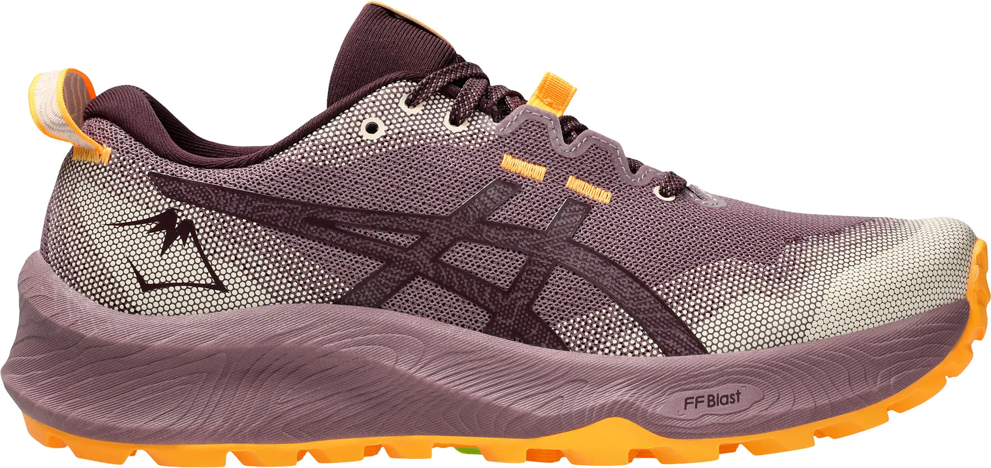 Asics Gel Trabuco 12 Womens Trail Running Shoes - Purple Asics athletic footwear for training sessions