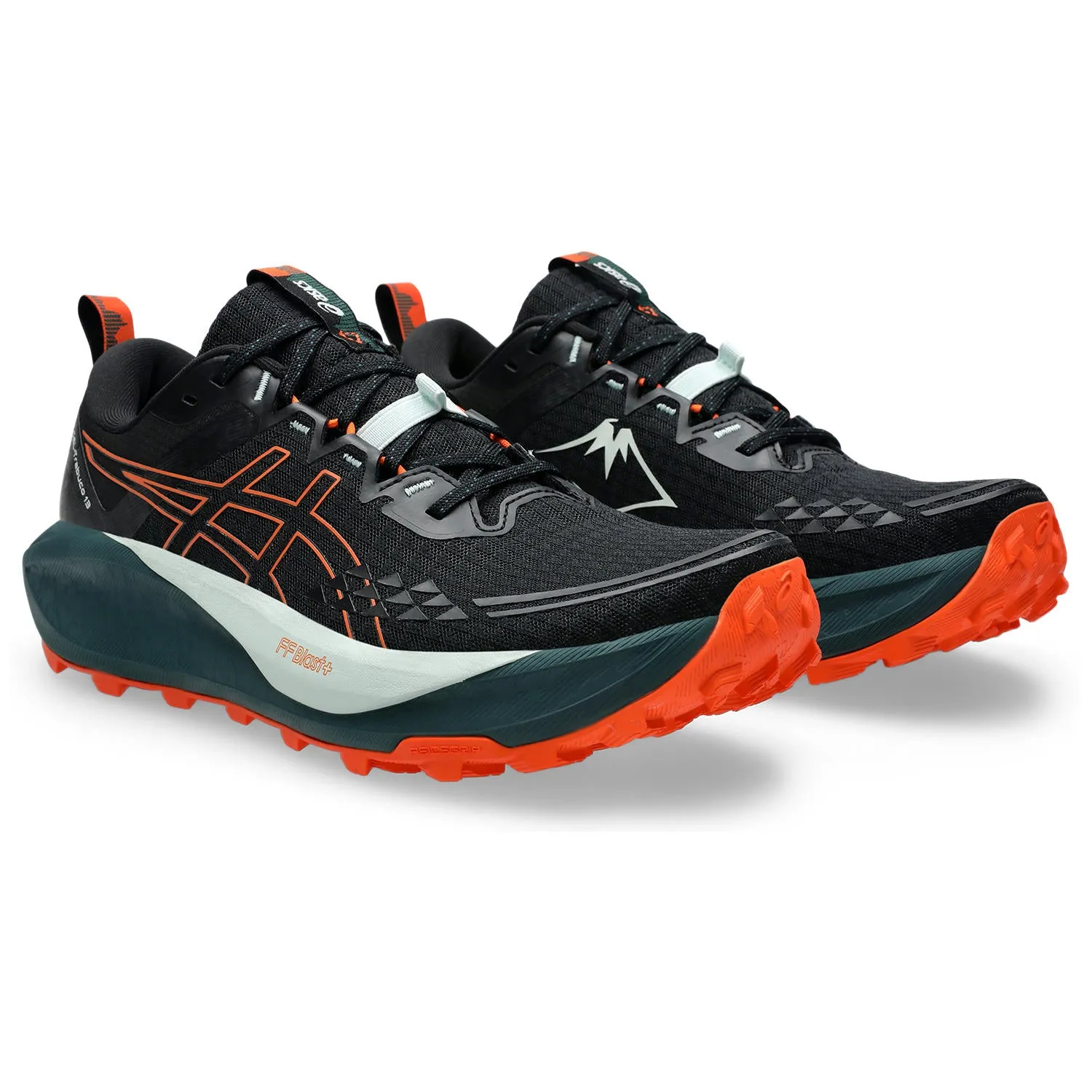 Asics Gel-Trabuco 13 | Black / Nova Orange | Mens Asics classic sport shoe designs
