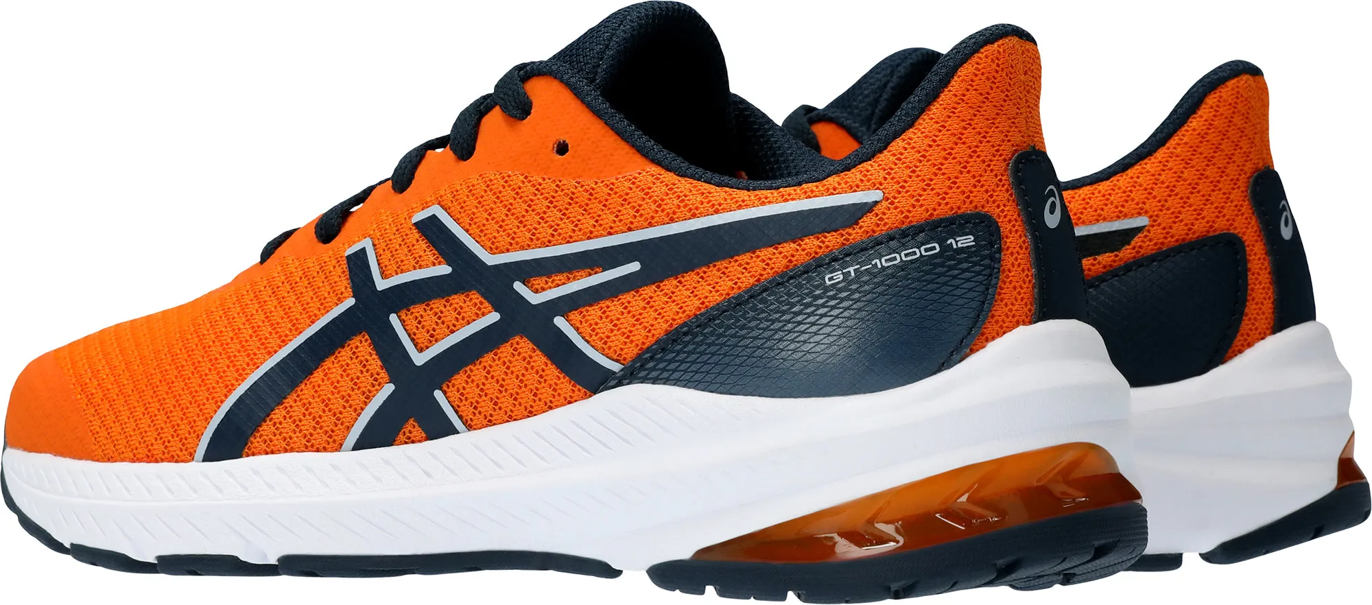 Asics GT 1000 12 GS Junior Running Shoes - Orange Performance Shoes