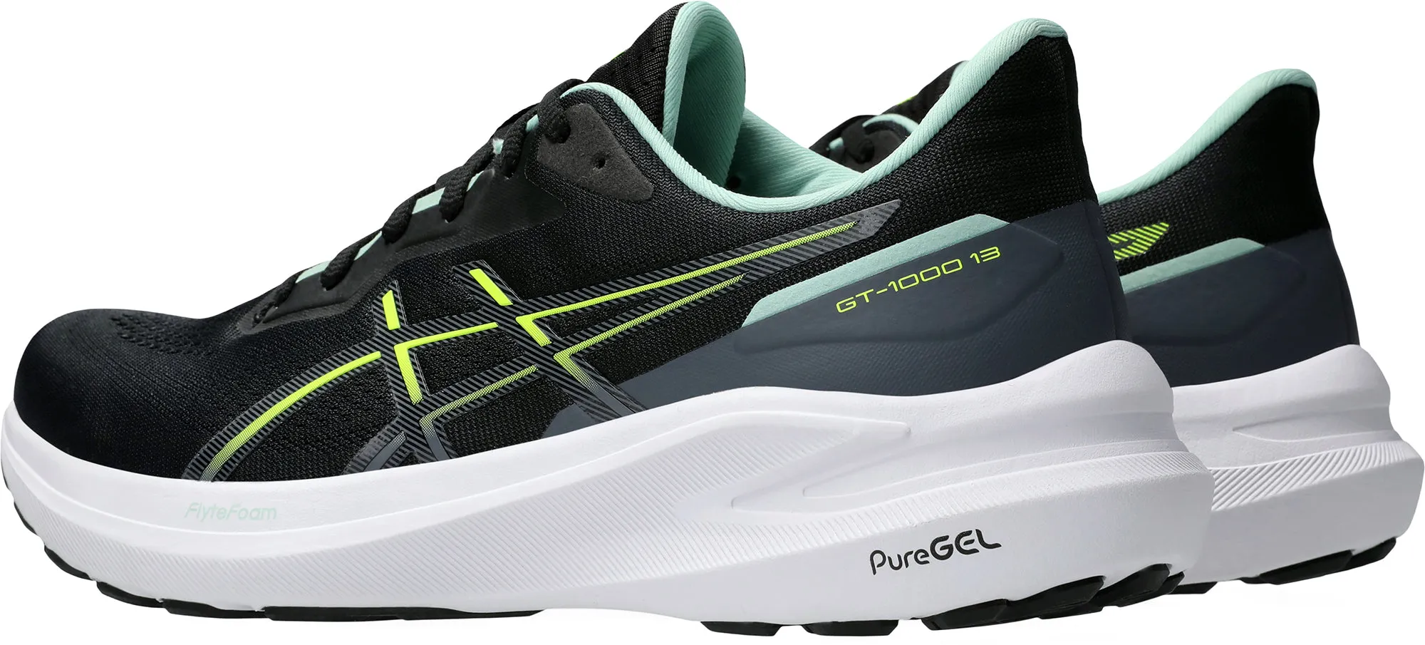 Asics GT 1000 13 Mens Running Shoes - Black Performance Shoes