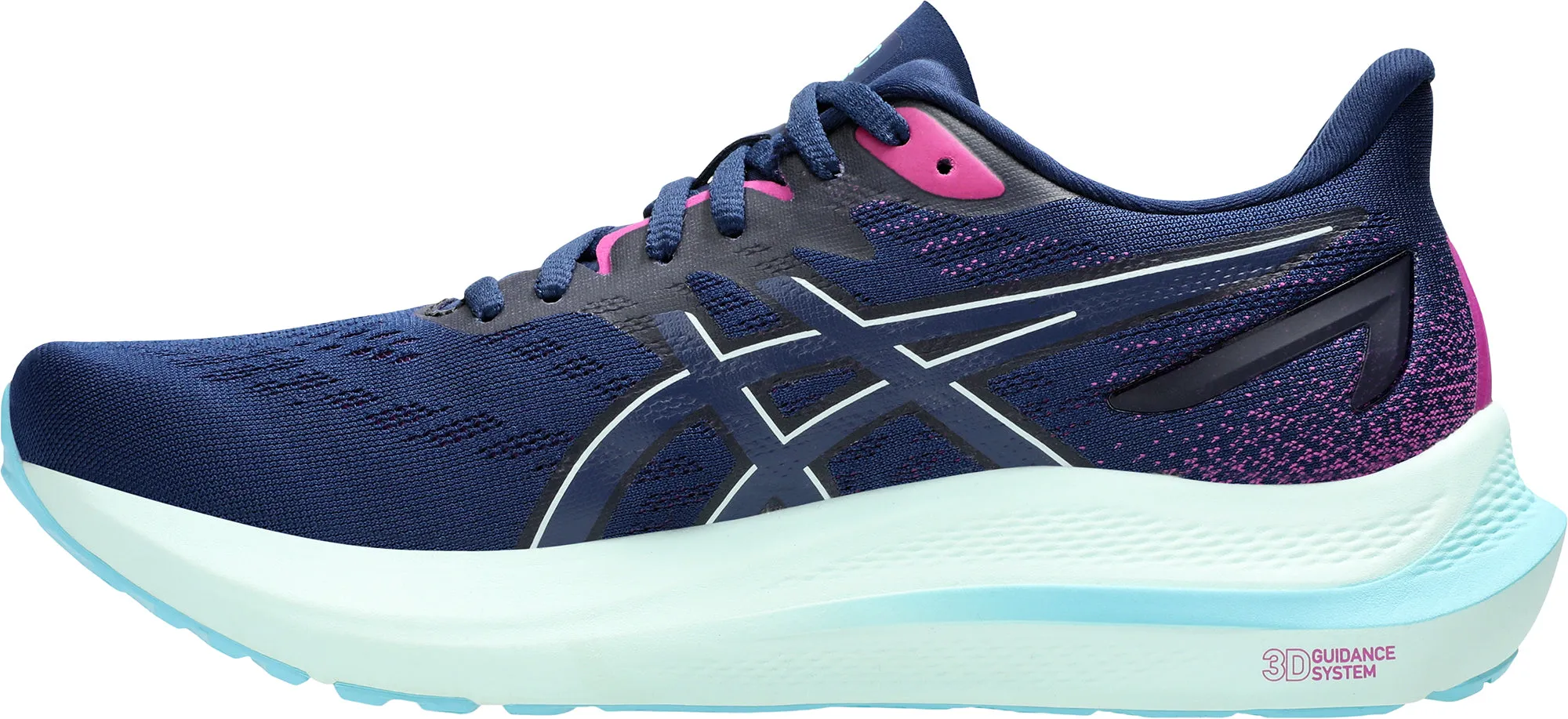 Asics GT 2000 12 Womens Running Shoes - Navy Performance Shoes
