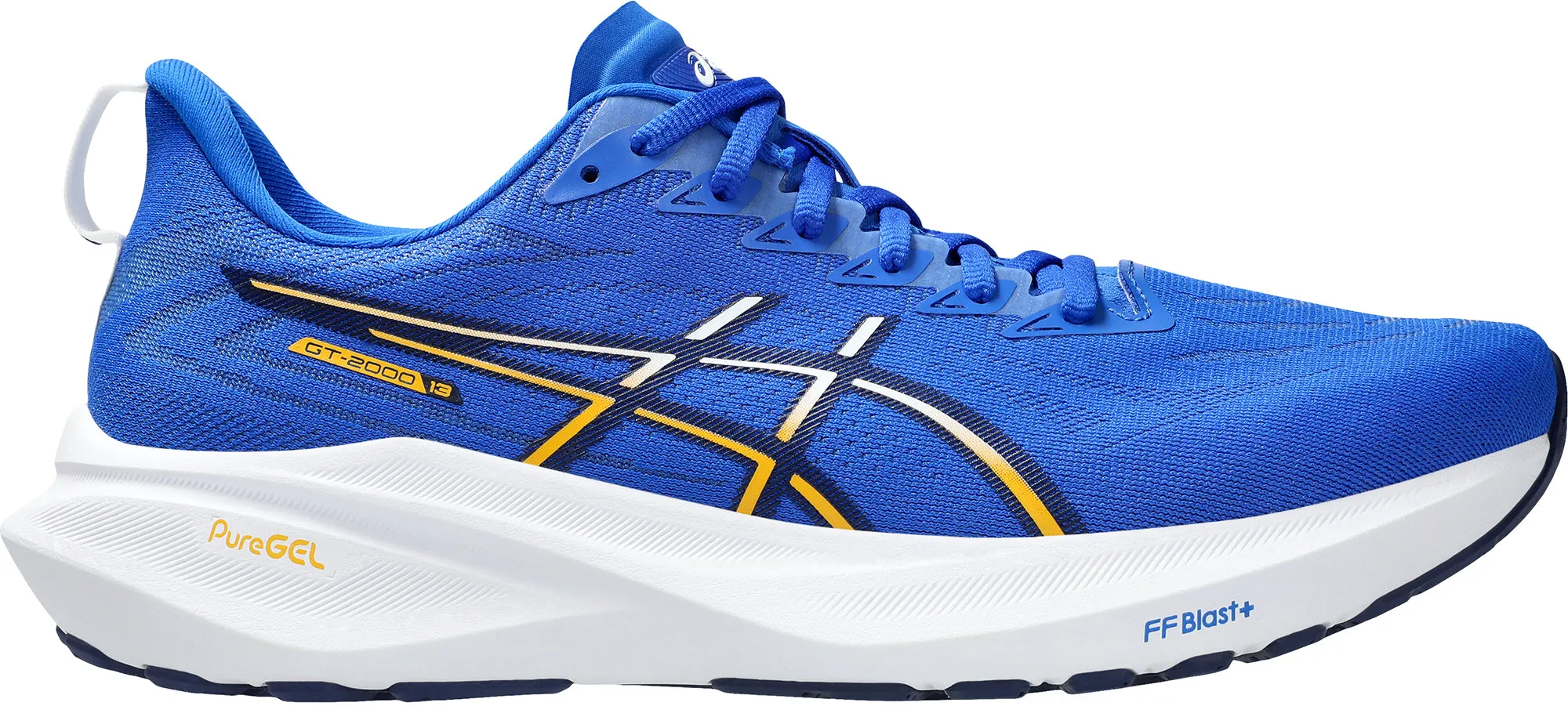 Asics GT 2000 13 Mens Running Shoes - Blue Asics athletic footwear for training sessions