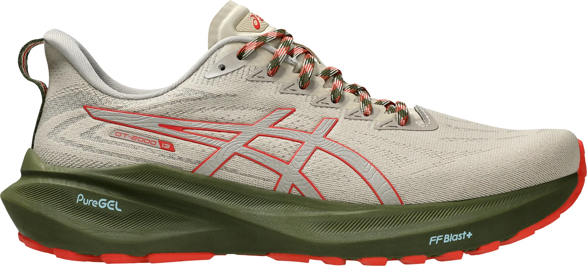 Asics GT 2000 13 TR Mens Running Shoes - Brown Asics athletic footwear for training sessions