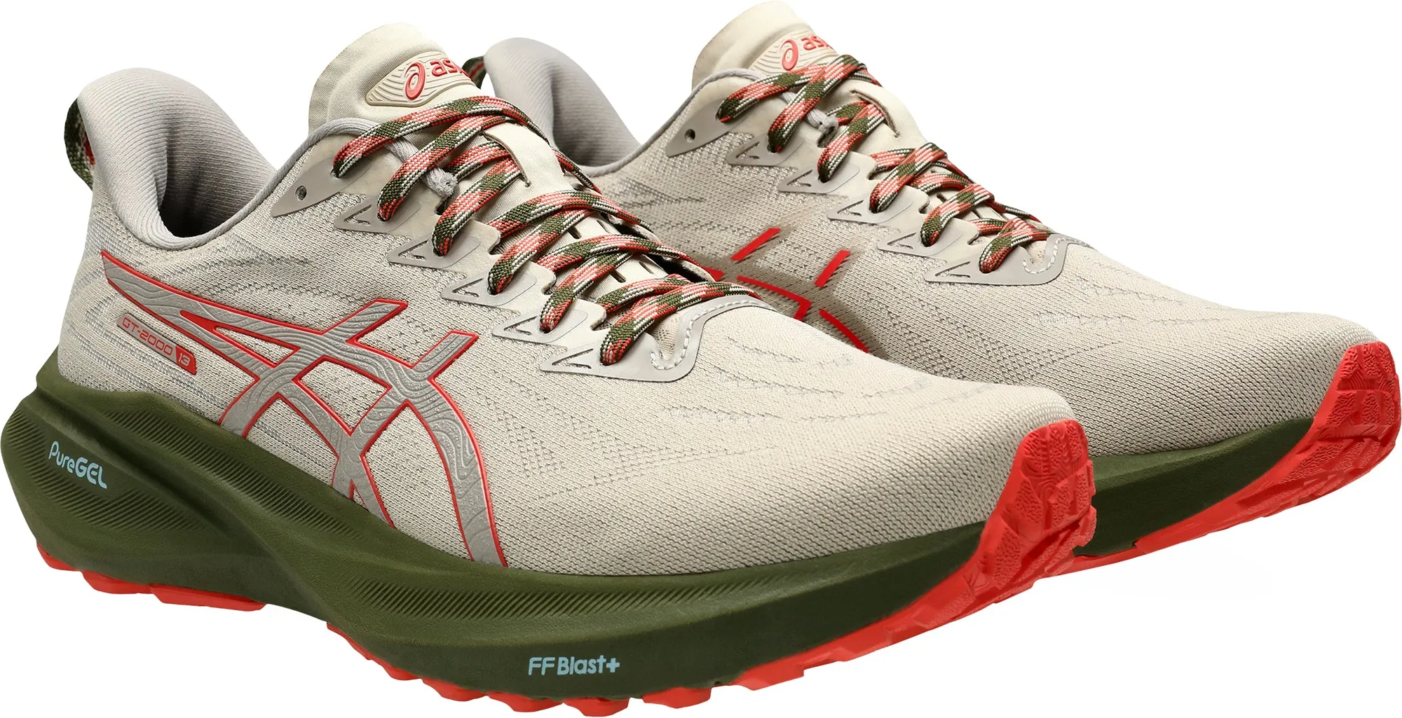 Asics GT 2000 13 TR Mens Running Shoes - Brown Performance Shoes