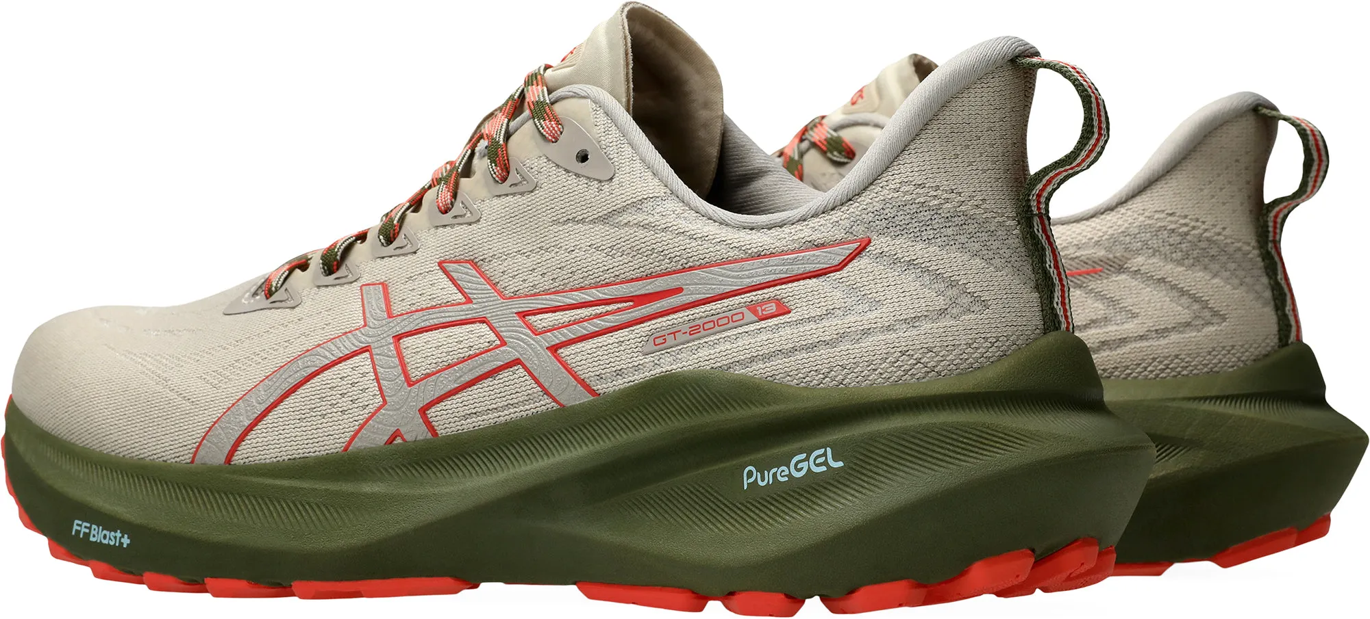 Asics GT 2000 13 TR Mens Running Shoes - Brown Performance Shoes