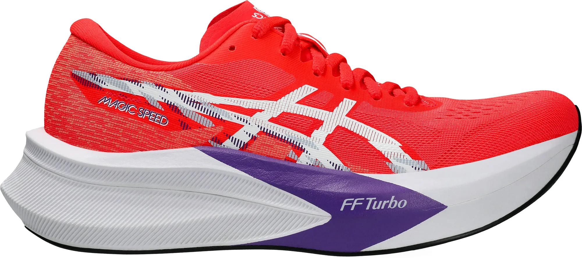 Asics Magic Speed 4 Womens Running Shoes - Red Asics athletic footwear for training sessions