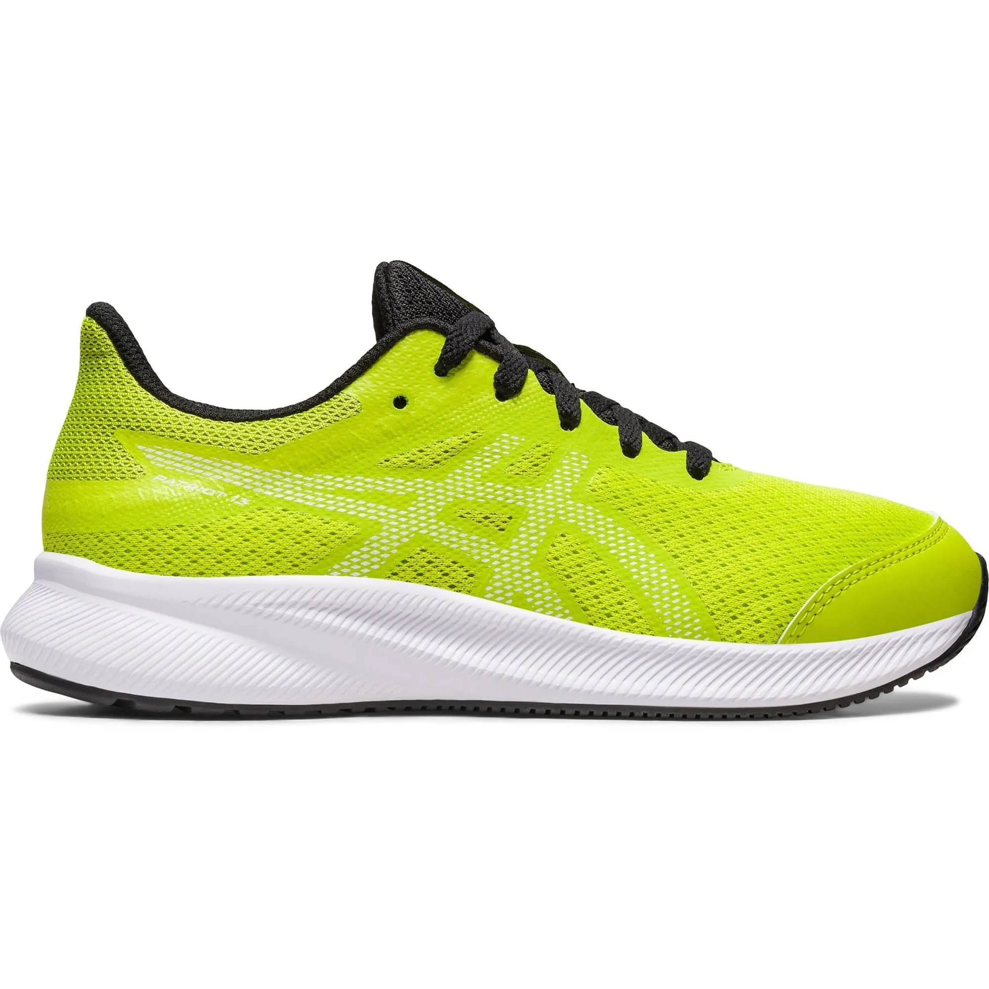 Asics Patriot 13 GS Junior Running Shoes - Green Asics athletic footwear for training sessions