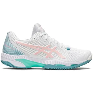Asics Solution Speed FF 2 Clay Womens Tennis Shoes - White Asics athletic footwear for training sessions
