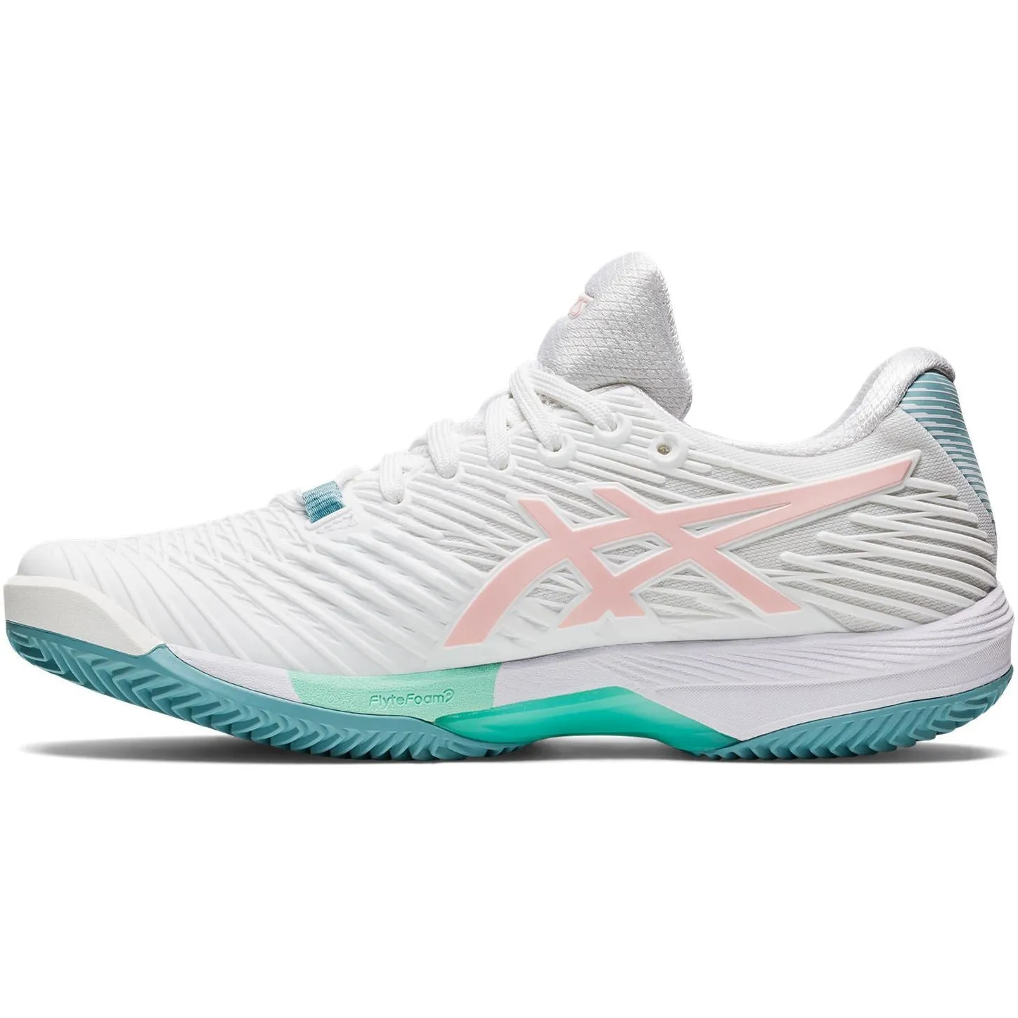 Asics Solution Speed FF 2 Clay Womens Tennis Shoes - White Performance Shoes