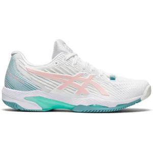 Asics Solution Speed FF 2 Womens Tennis Shoes - White Asics athletic footwear for training sessions