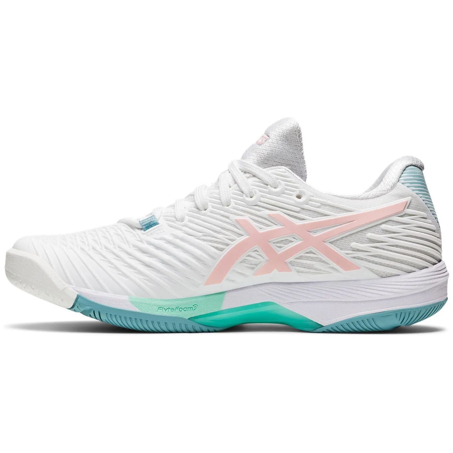 Asics Solution Speed FF 2 Womens Tennis Shoes - White Performance Shoes