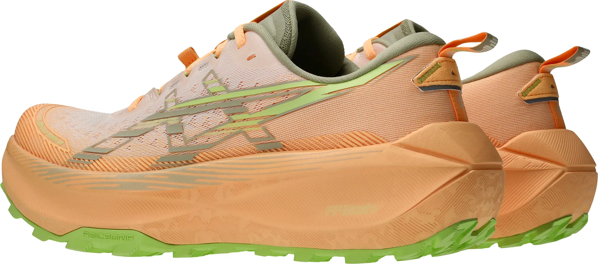 Asics Trabuco Max 4 Mens Trail Running Shoes - Orange Performance Shoes
