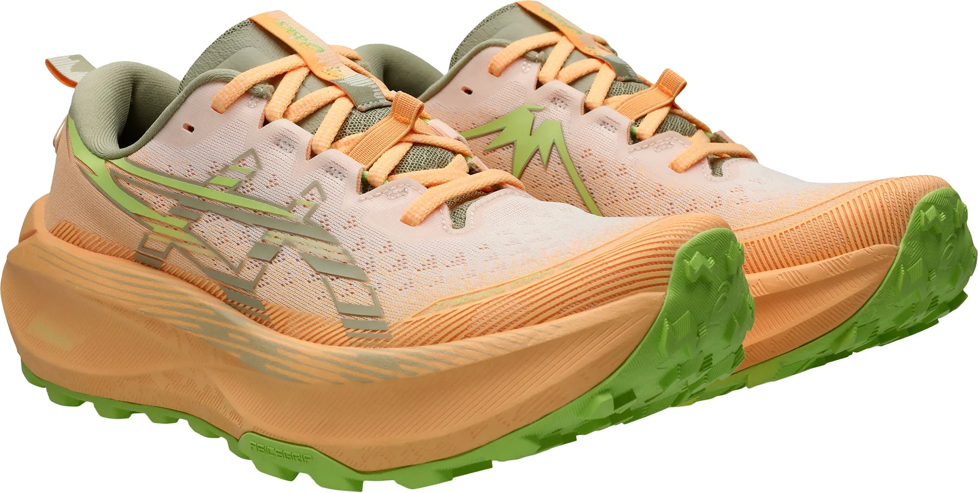 Asics Trabuco Max 4 Mens Trail Running Shoes - Orange Performance Shoes