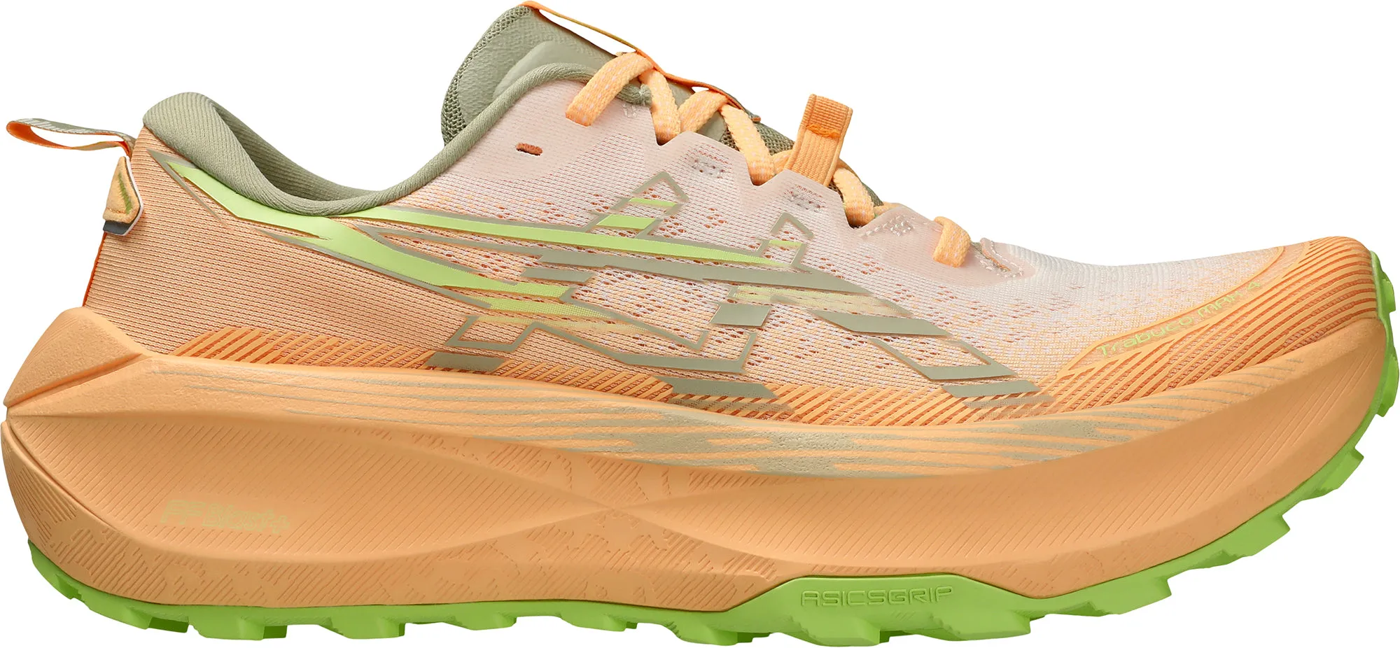 Asics Trabuco Max 4 Mens Trail Running Shoes - Orange Asics athletic footwear for training sessions