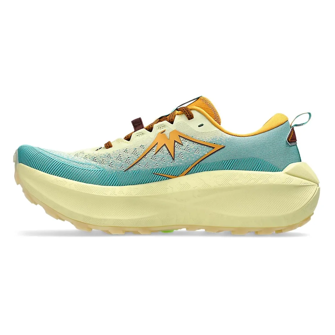 Asics Trabuco Max 4 | Wheat Yellow / Dark Red Planet | Mens Asics classic sport shoe designs