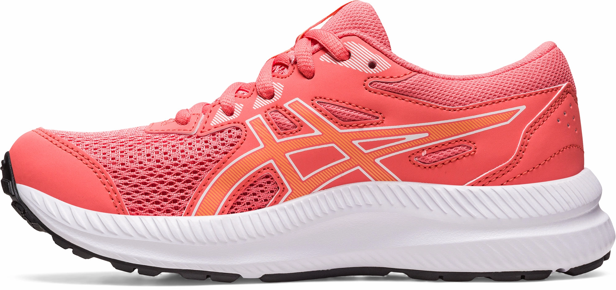 Asics Contend 8 GS Junior Running Shoes - Pink Neutral Support Shoes