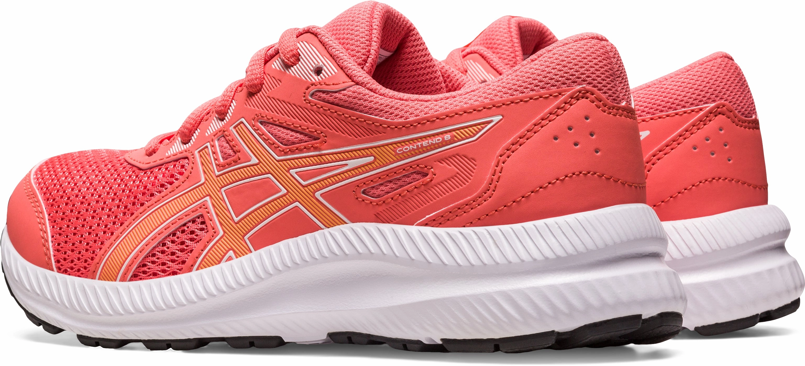 Asics Contend 8 GS Junior Running Shoes - Pink Neutral Support Shoes