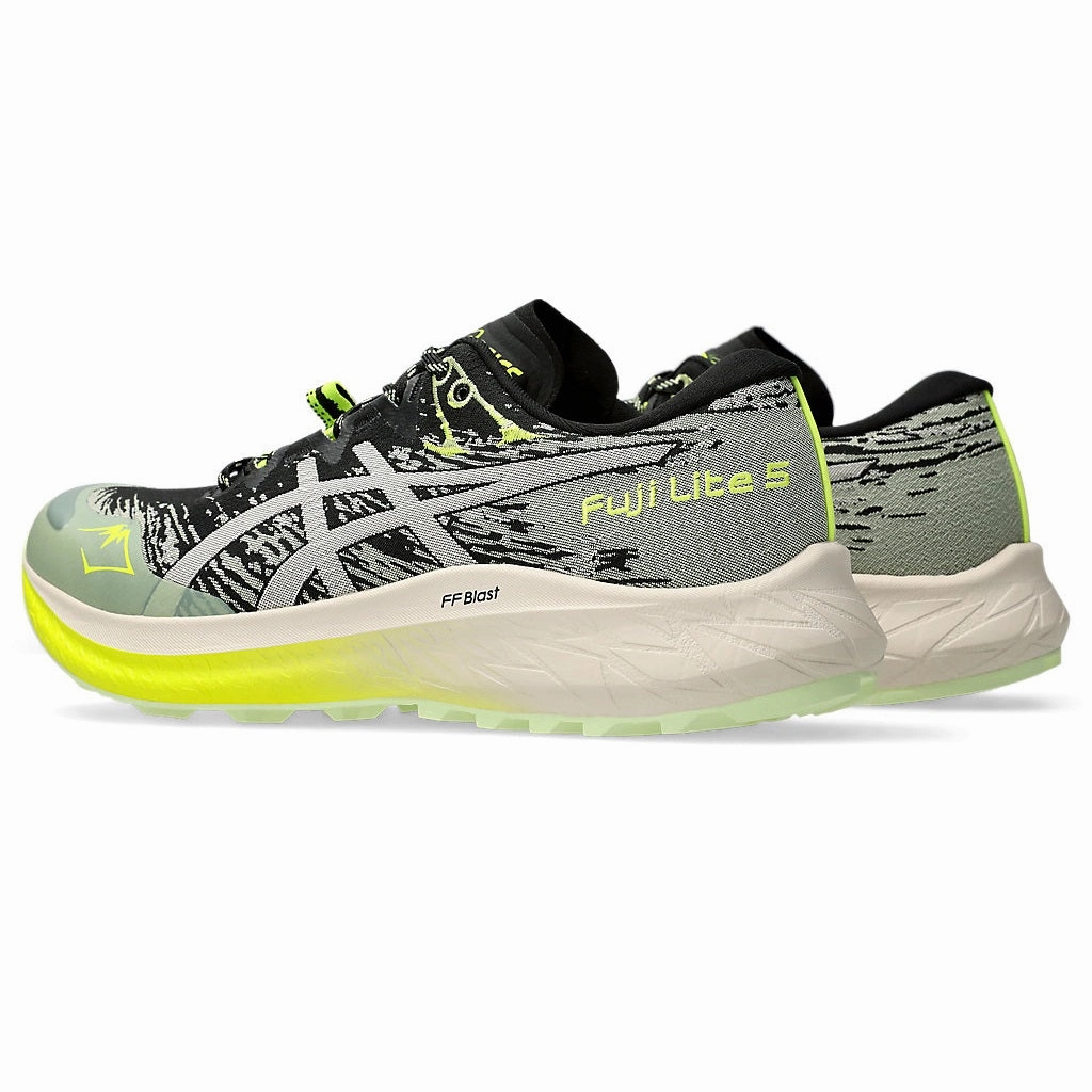 Asics Fuji Lite 5 | Black / Oatmeal | Womens Asics classic sport shoe designs