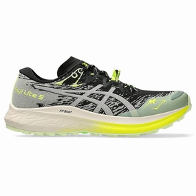 Asics Fuji Lite 5 | Black / Oatmeal | Womens Asics cushioned walking sneakers for all-day wear