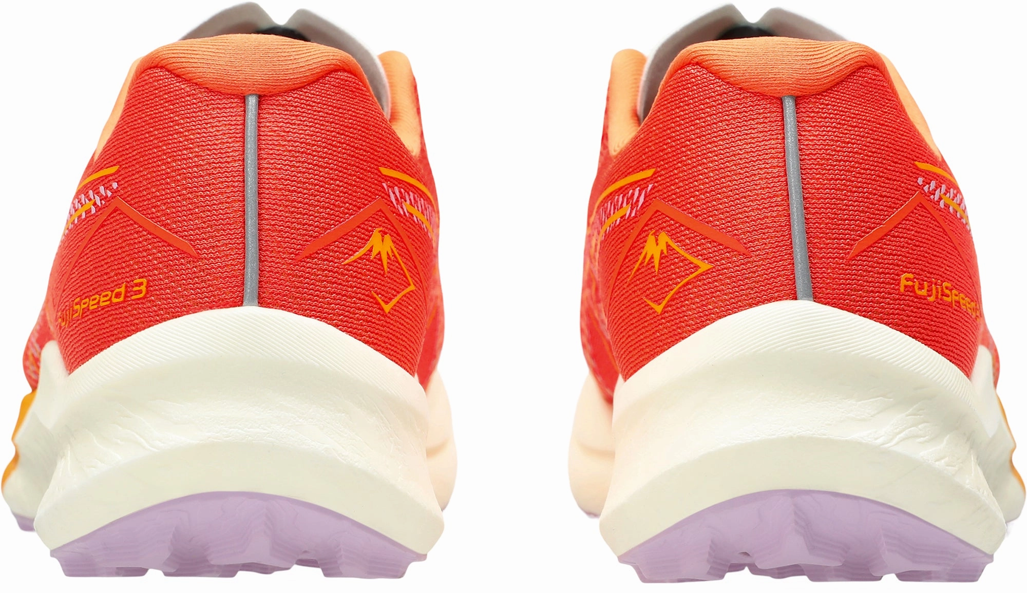Asics FujiSpeed 3 Womens Trail Running Shoes - Orange Neutral Support Shoes