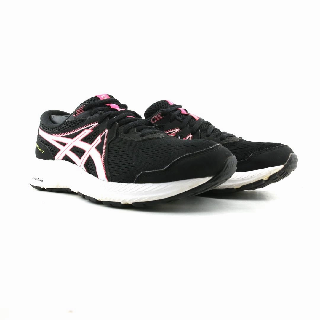 ASICS GEL CONTEND 7 lightweight athletic shoe visuals