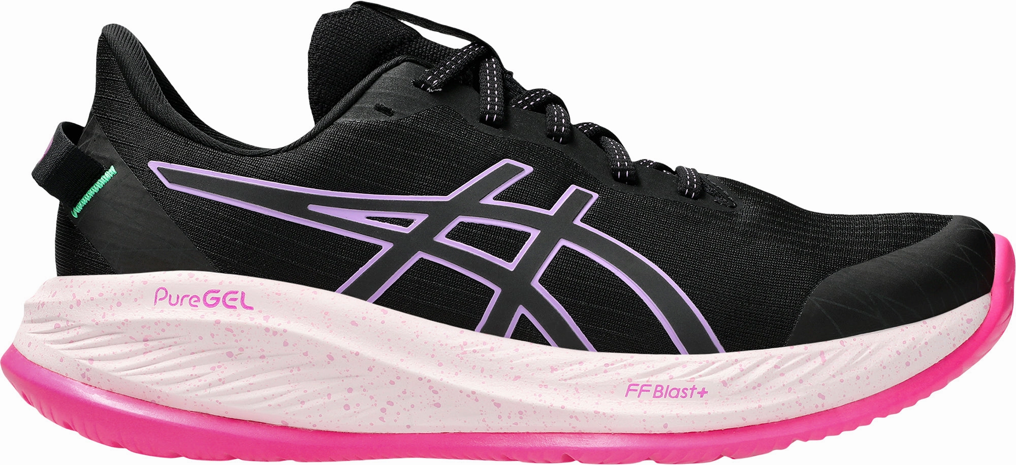 Asics Gel Cumulus 26 Lite-Show Womens Running Shoes - Black Asics athletic footwear for training sessions