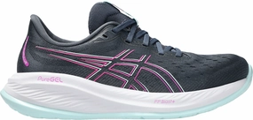 Asics Gel Cumulus 26 Womens Running Shoes - Grey Asics athletic footwear for training sessions