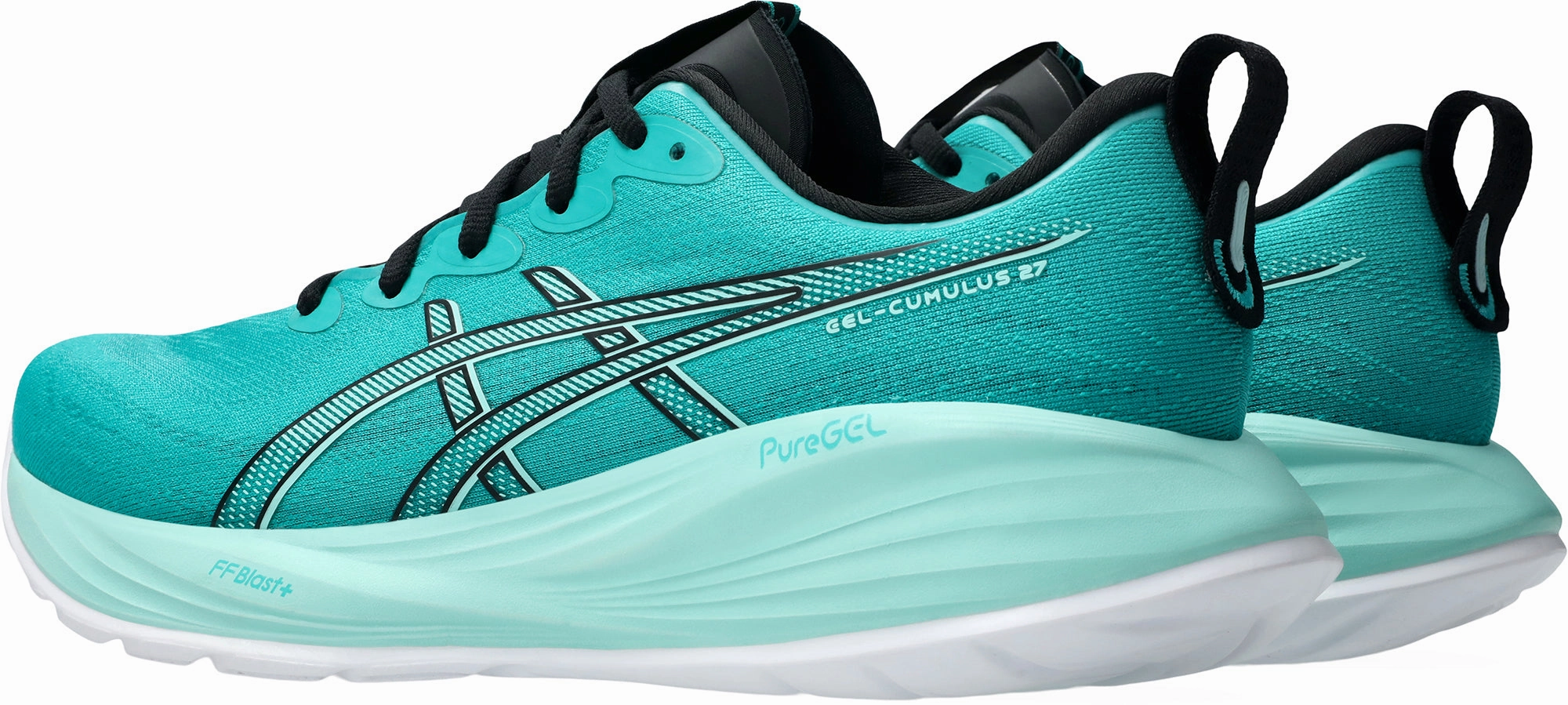 Asics Gel Cumulus 27 Mens Running Shoes - Green Performance Shoes