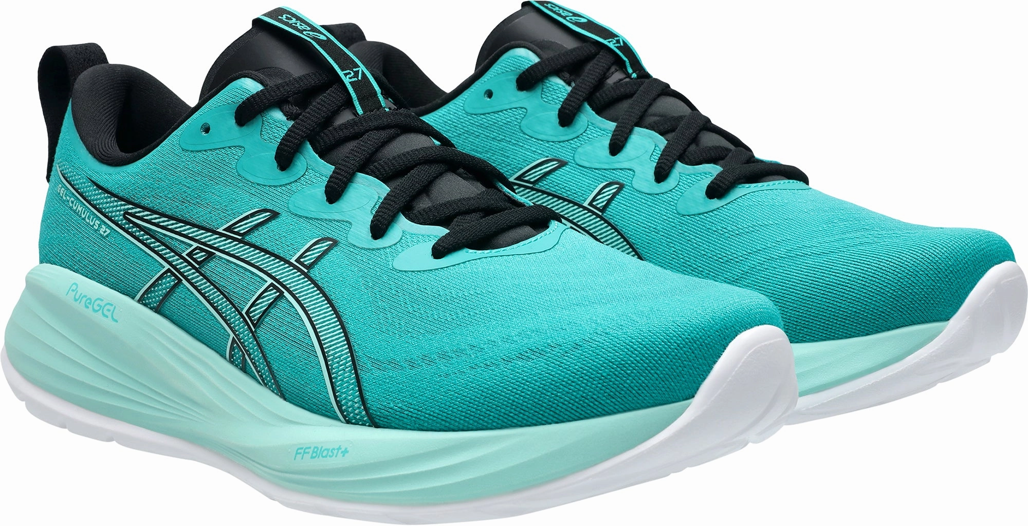 Asics Gel Cumulus 27 Mens Running Shoes - Green Performance Shoes