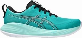 Asics Gel Cumulus 27 Mens Running Shoes - Green Asics athletic footwear for training sessions
