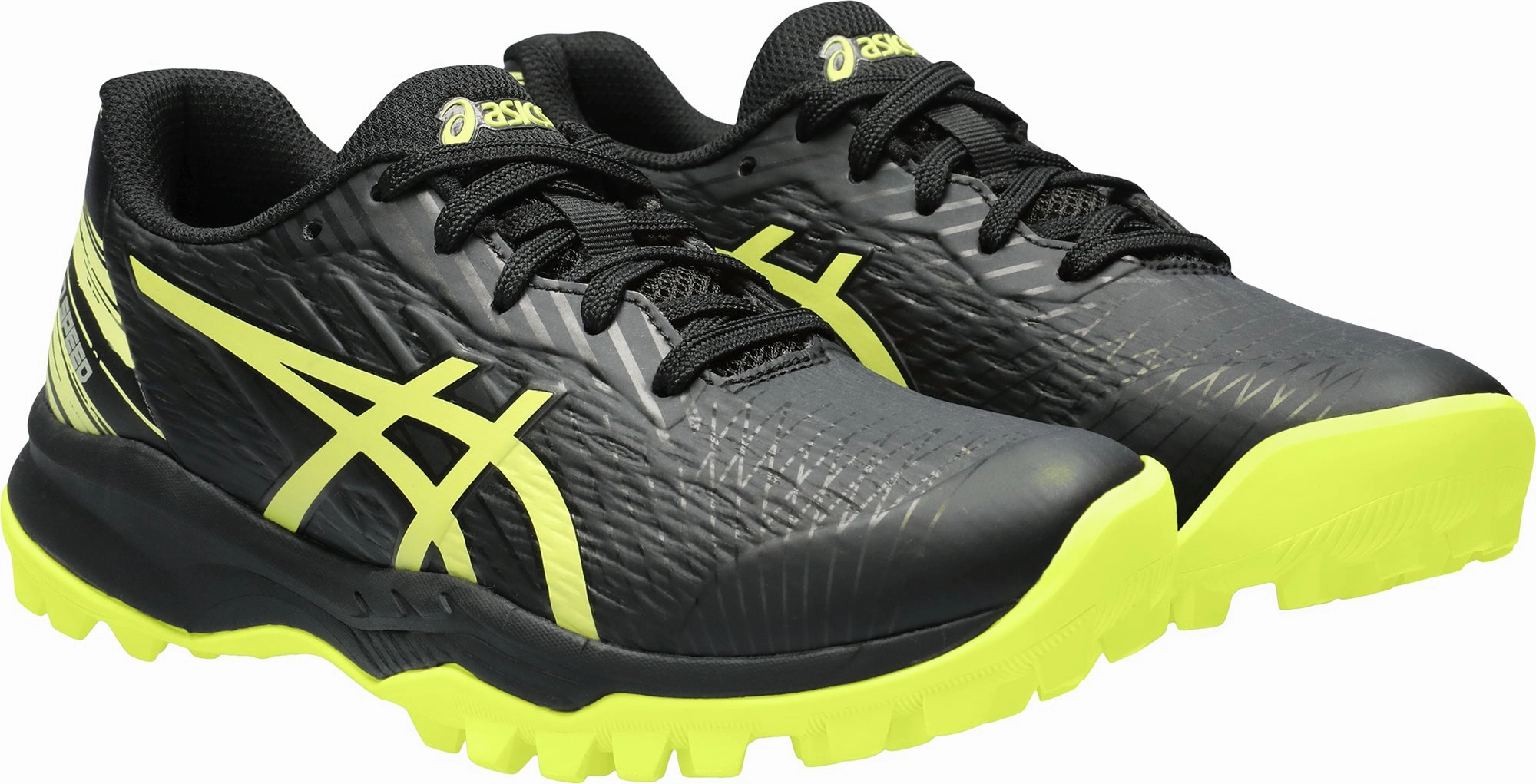 Asics Gel Field Speed GS Junior Hockey Shoes - Black Neutral Support Shoes