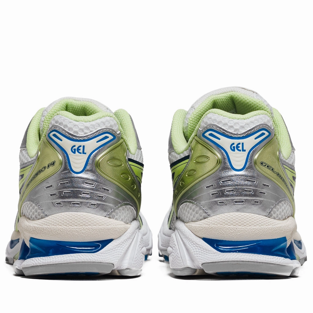 Asics Gel-Kayano 14 - White/Lime Green Asics classic sport shoe designs