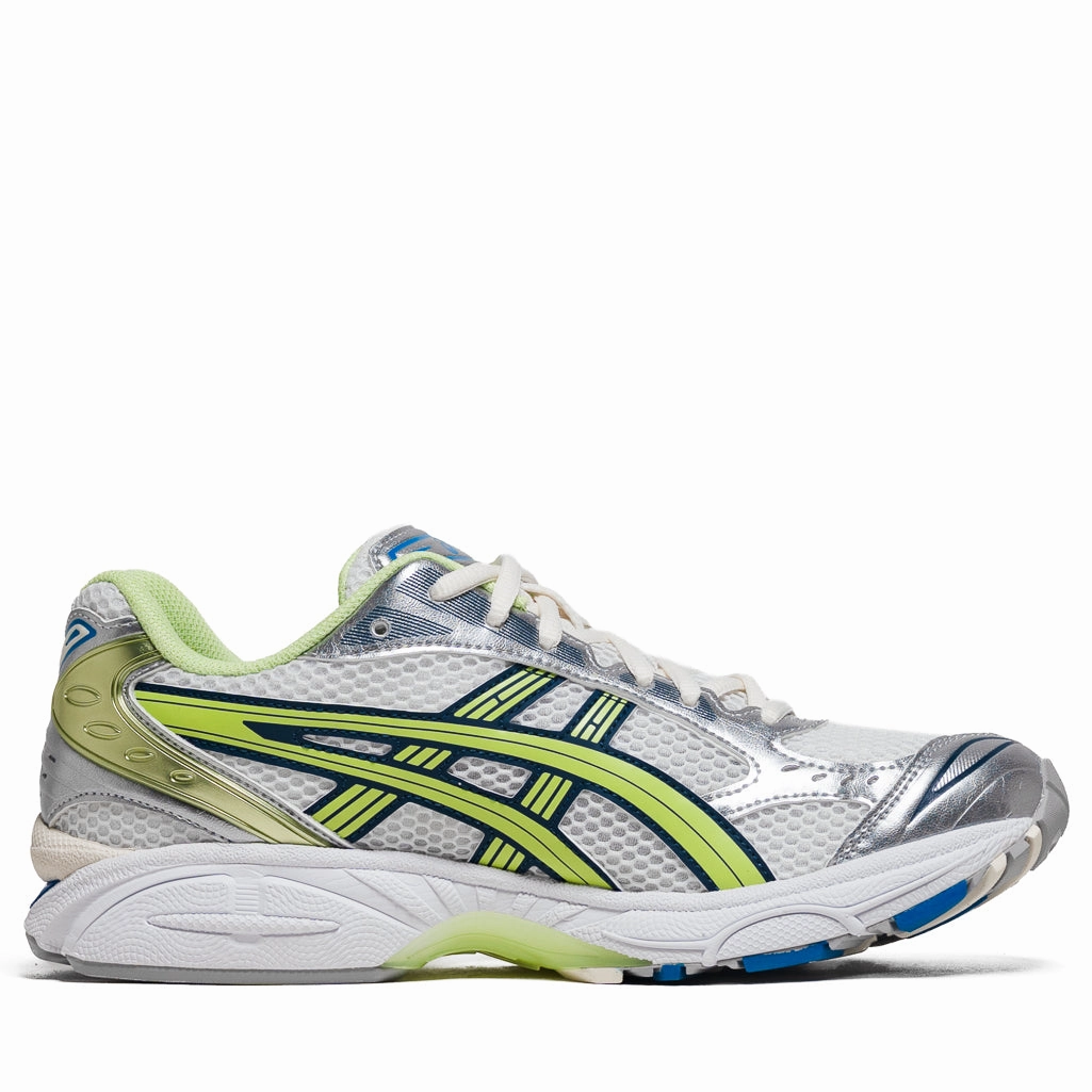 Asics Gel-Kayano 14 - White/Lime Green Asics classic sport shoe designs