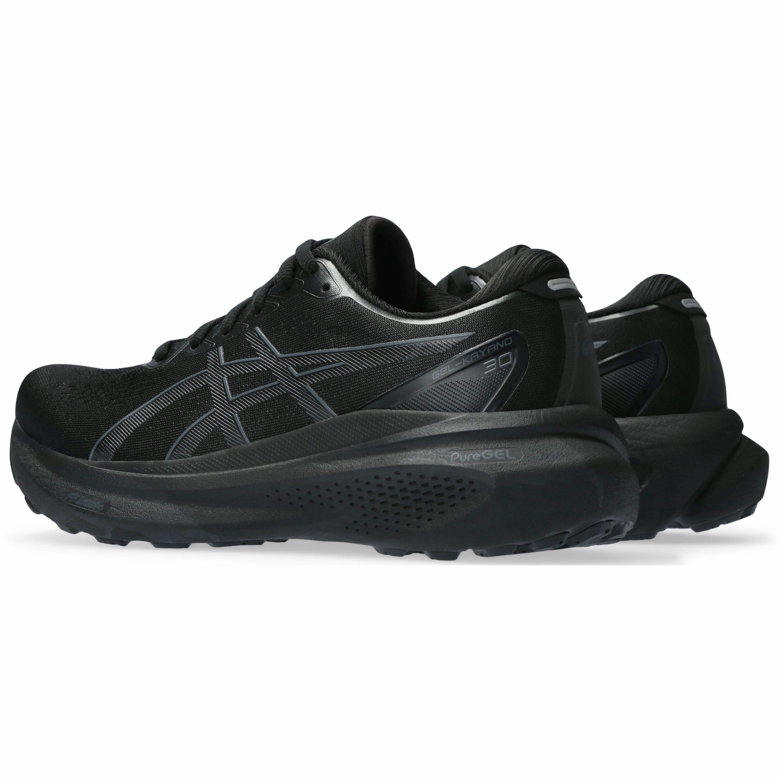 Asics Gel Kayano 30 Womens Running Shoes - Black Neutral Support Shoes