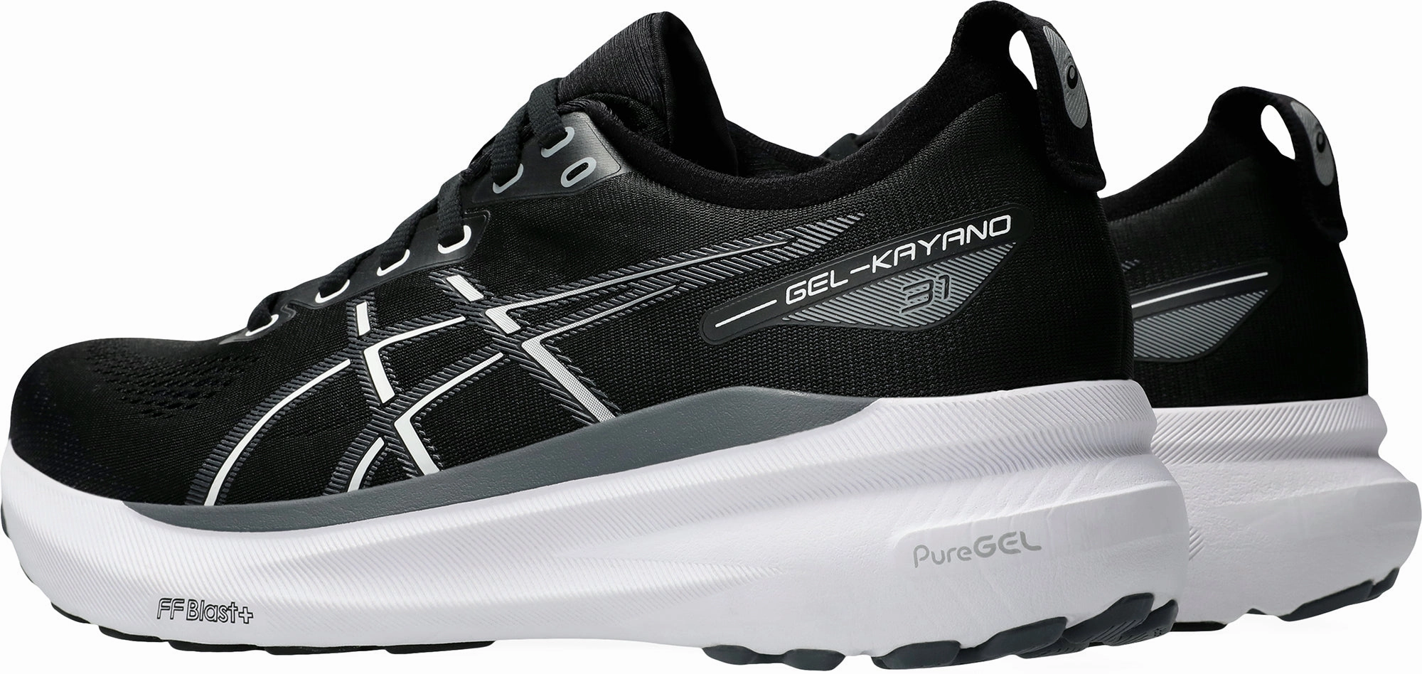 Asics Gel Kayano 31 Mens Running Shoes - Black Performance Shoes