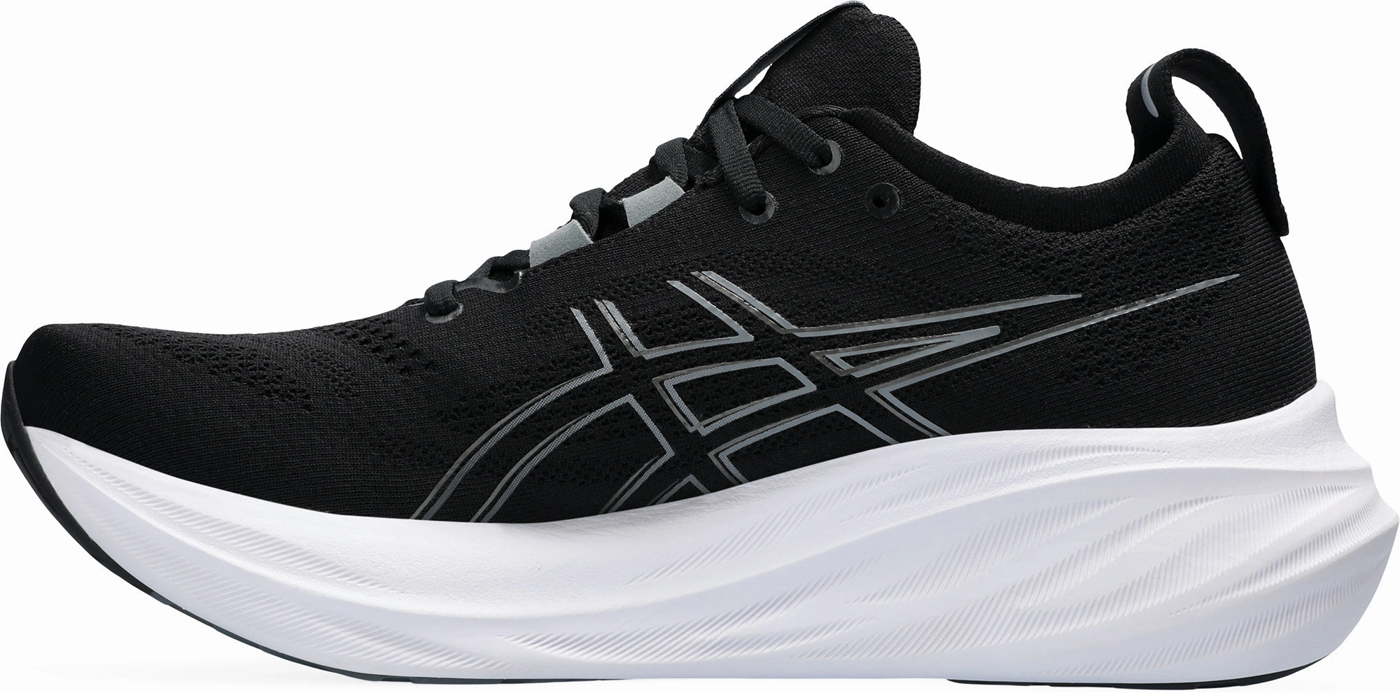 Asics Gel Nimbus 26 Mens Running Shoes - Black Neutral Support Shoes
