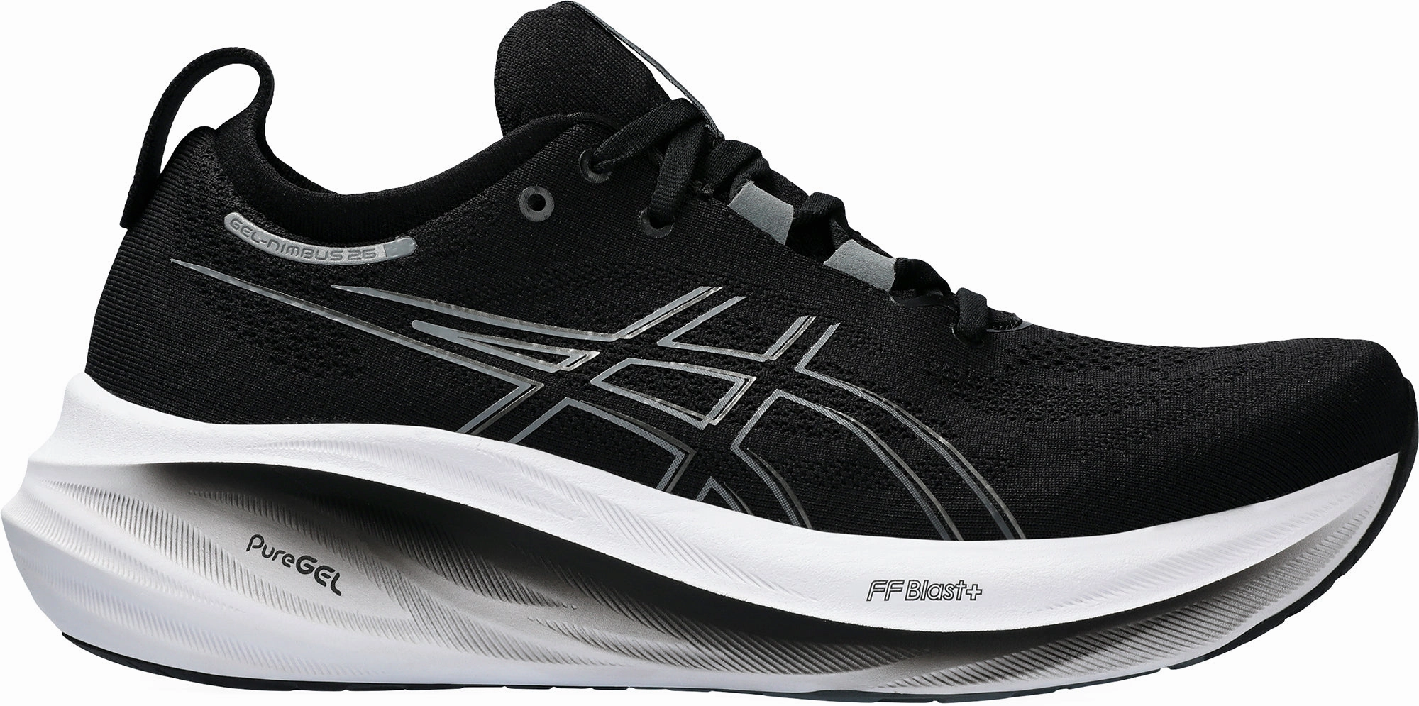 Asics Gel Nimbus 26 Mens Running Shoes - Black Asics shoe options
